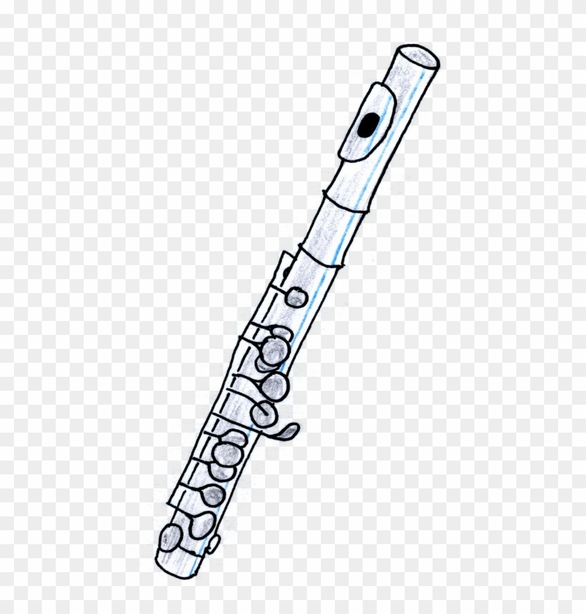 flute clipart easy draw