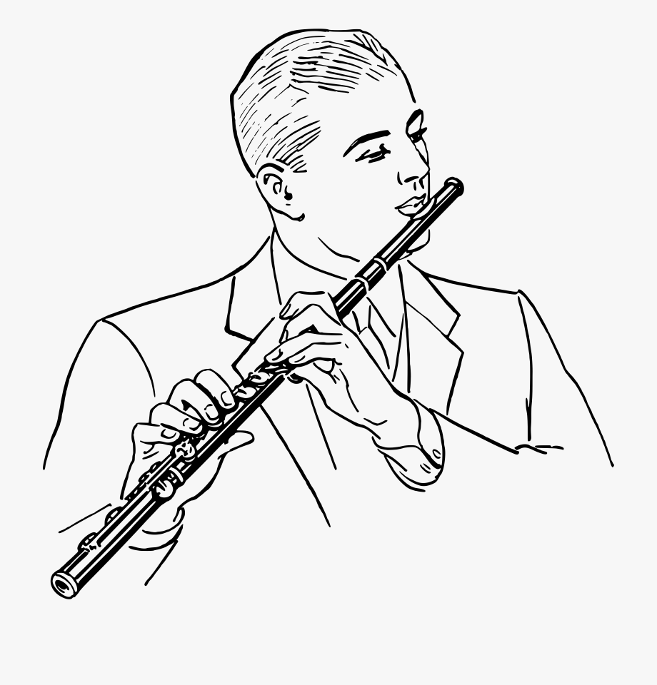 flute clipart musician
