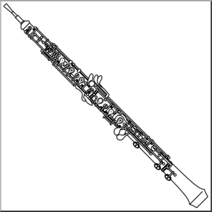 flute clipart oboe