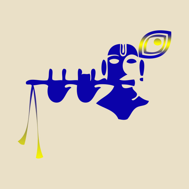 Flute clipart shree krishna. Vibrant shri playing the