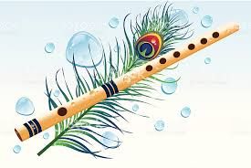 flute clipart shri krishna