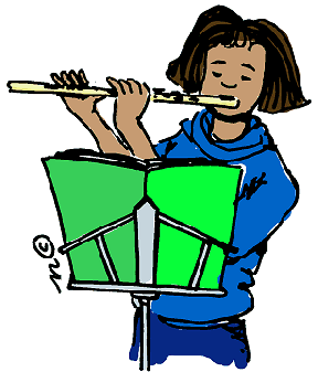 flutes clipart flute player