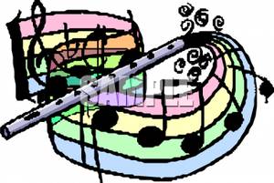 flutes clipart music note