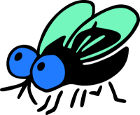 flies clipart small insect