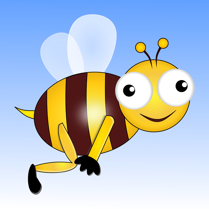 insects clipart happy