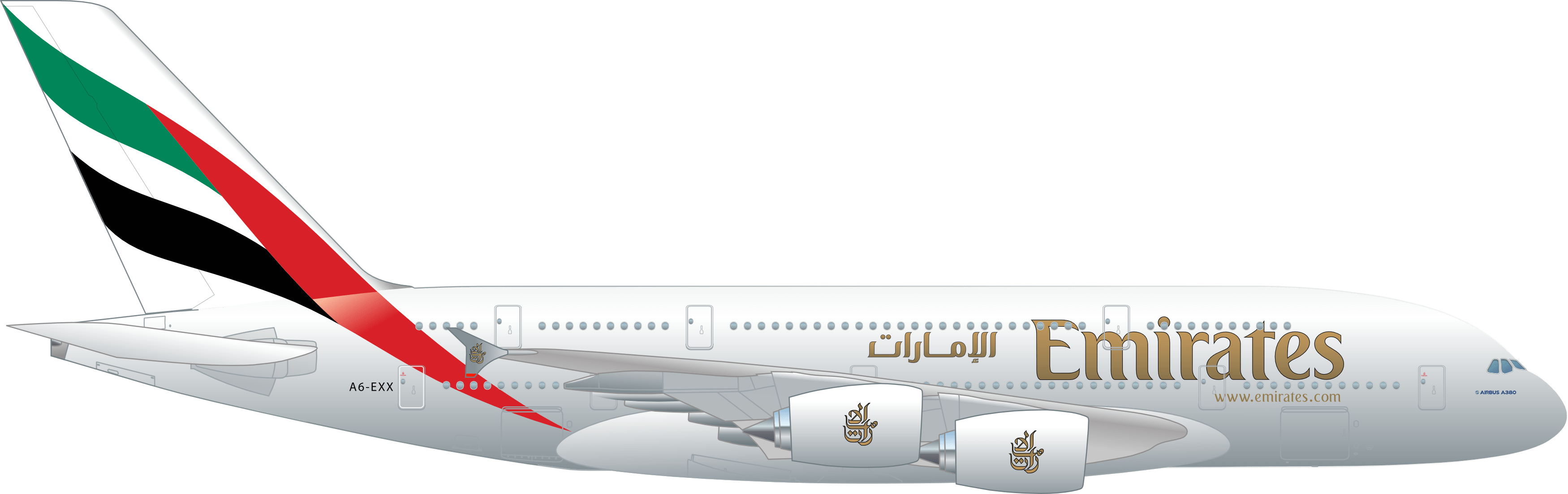 flying clipart a380 airbus