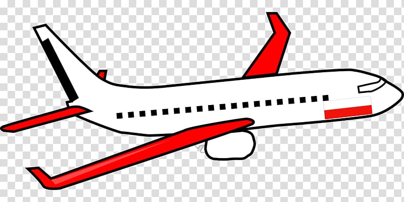 White and red plane. Flying clipart aerospace engineering