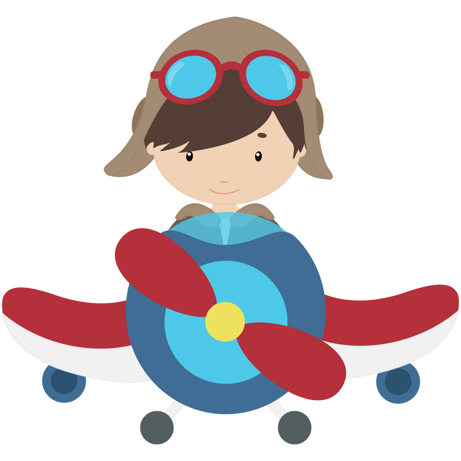 flying clipart airplane pilot