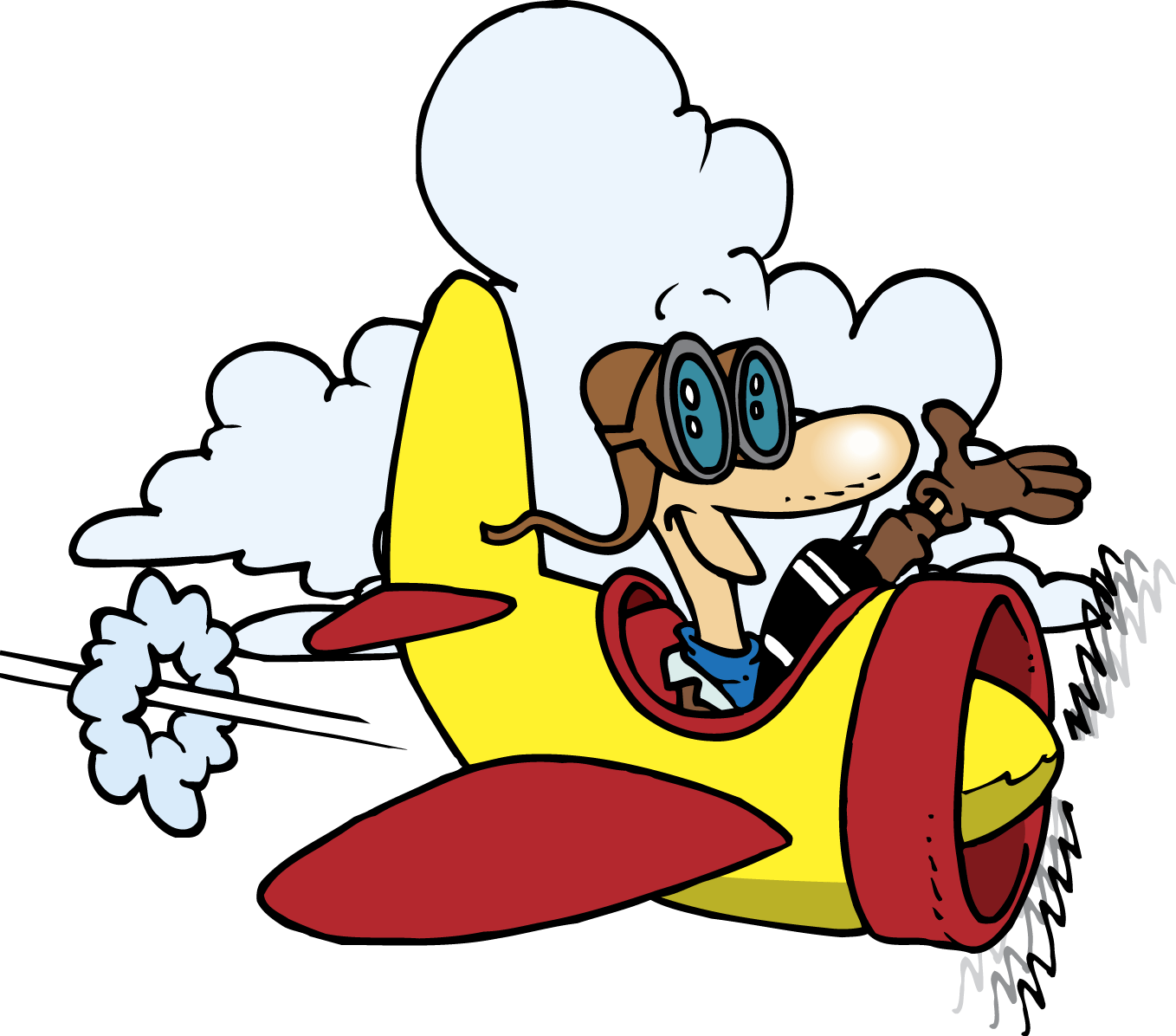 flying clipart airstrip