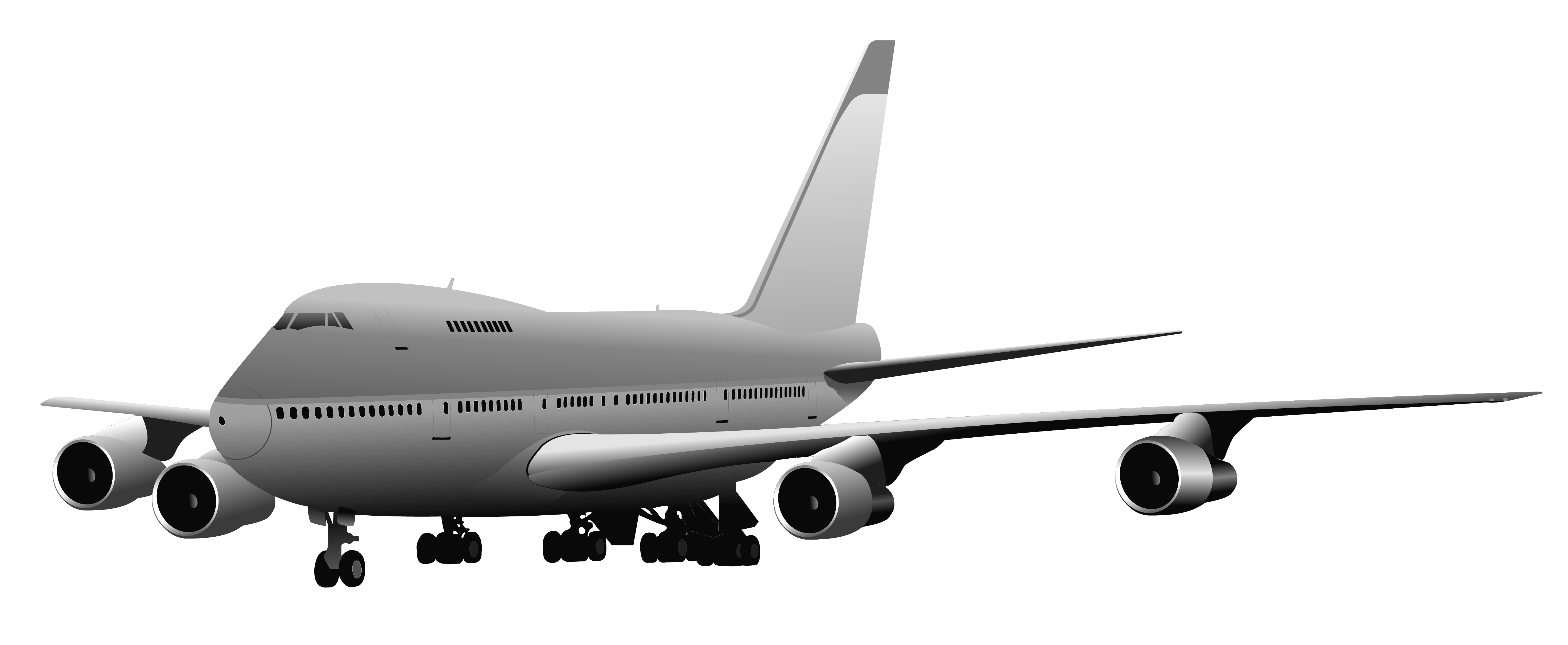 flying clipart boeing 747