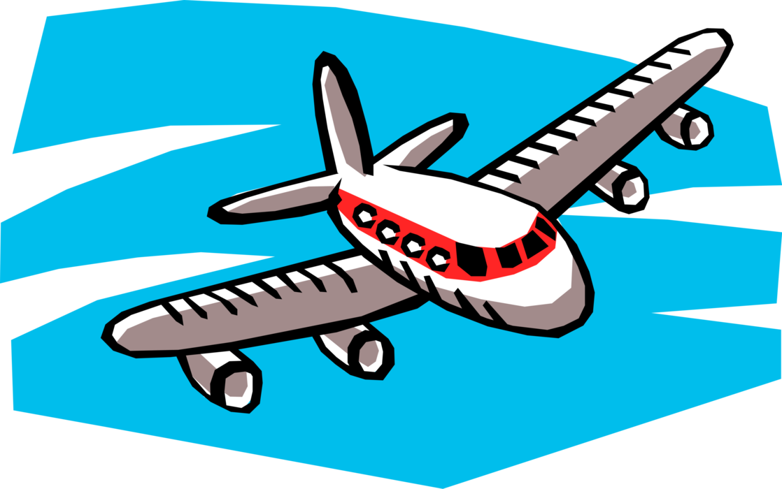 jet clipart commercial airplane
