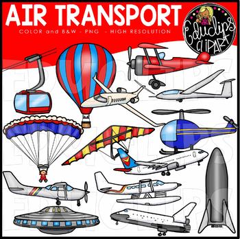 flying clipart different transportation