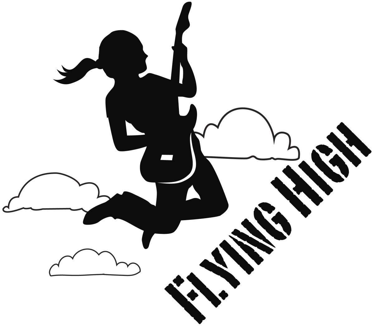 flying clipart flying high