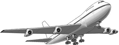 flying clipart jumbo jet