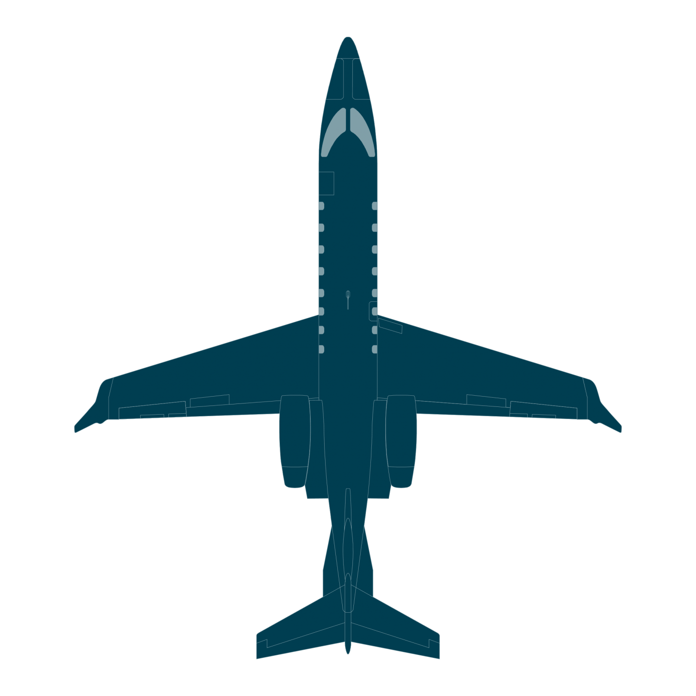Learjet bombardier business aircraft. Flying clipart mini airplane