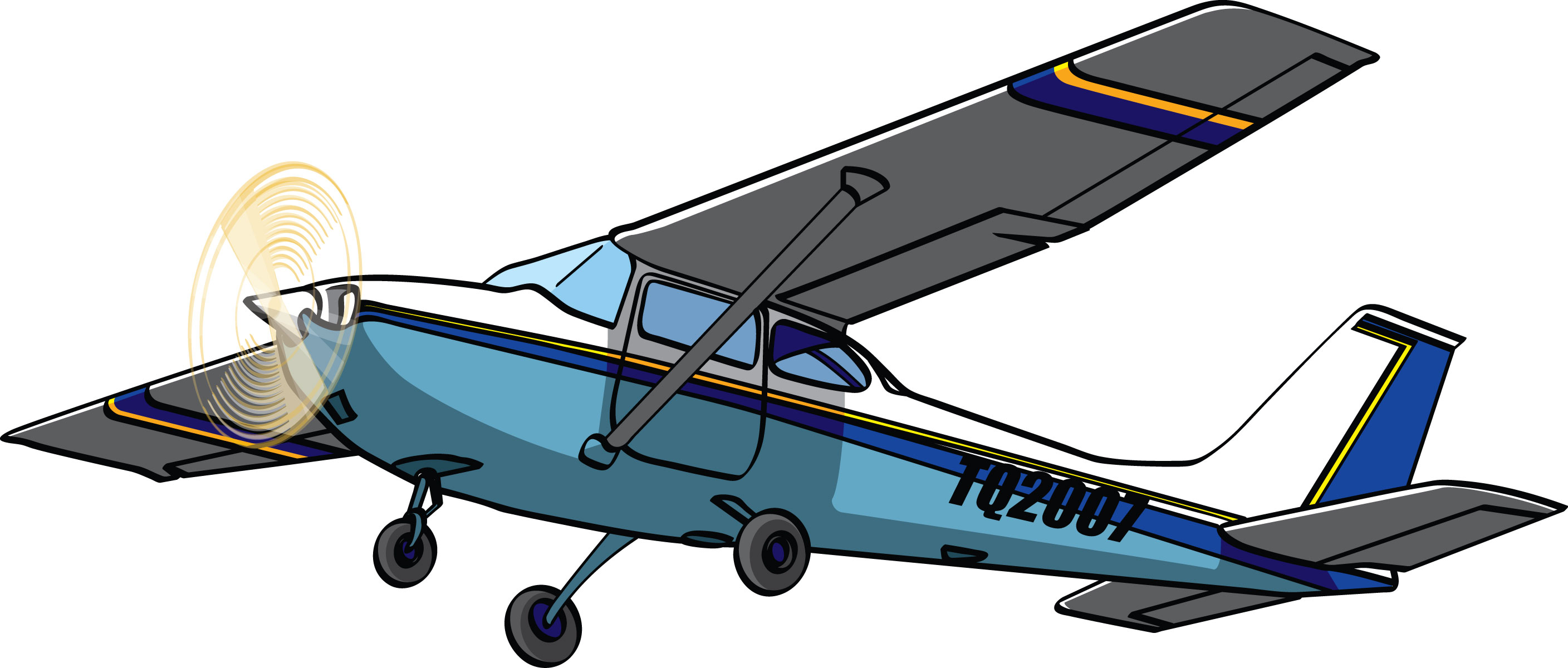 flying clipart private plane