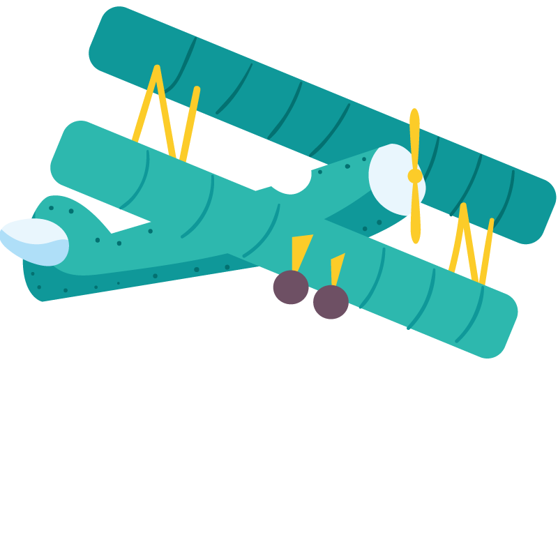 flying clipart vintage airplane