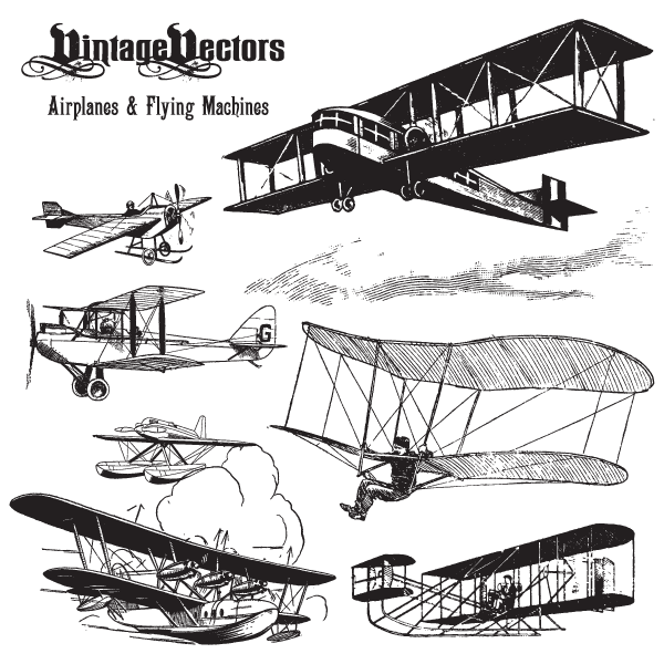Download Flying clipart vintage airplane, Flying vintage airplane ...
