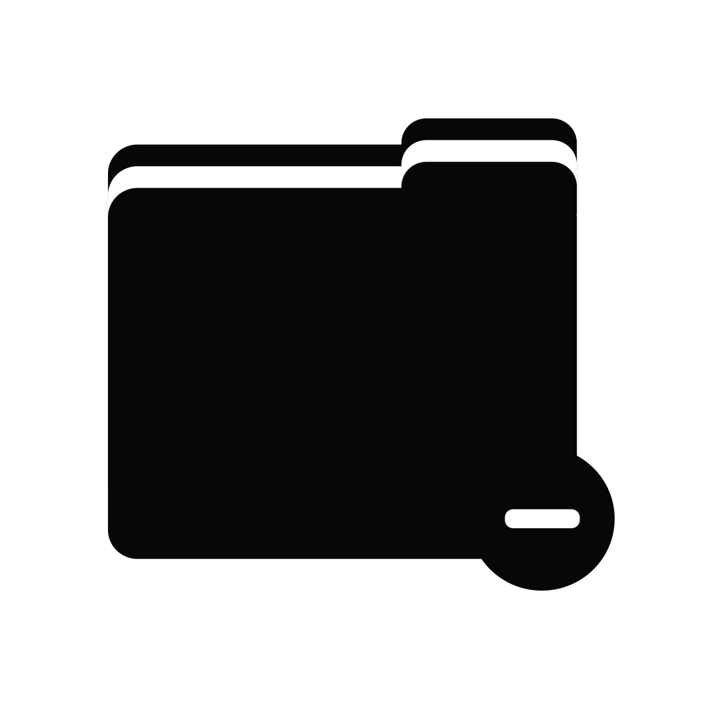 folder clipart black and white
