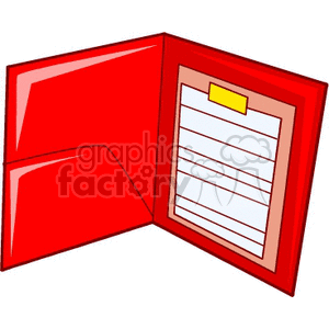 folder clipart business supply