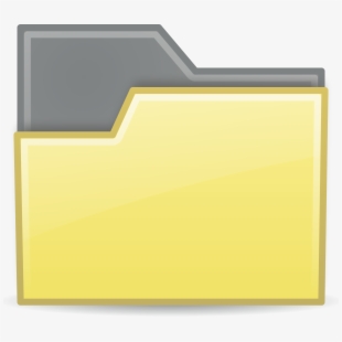 Folder clipart computer folder. Yellow drawing 