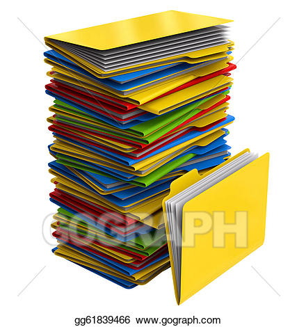 folder clipart multi colored
