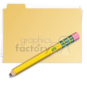 With pencil royalty free. Pencils clipart folder