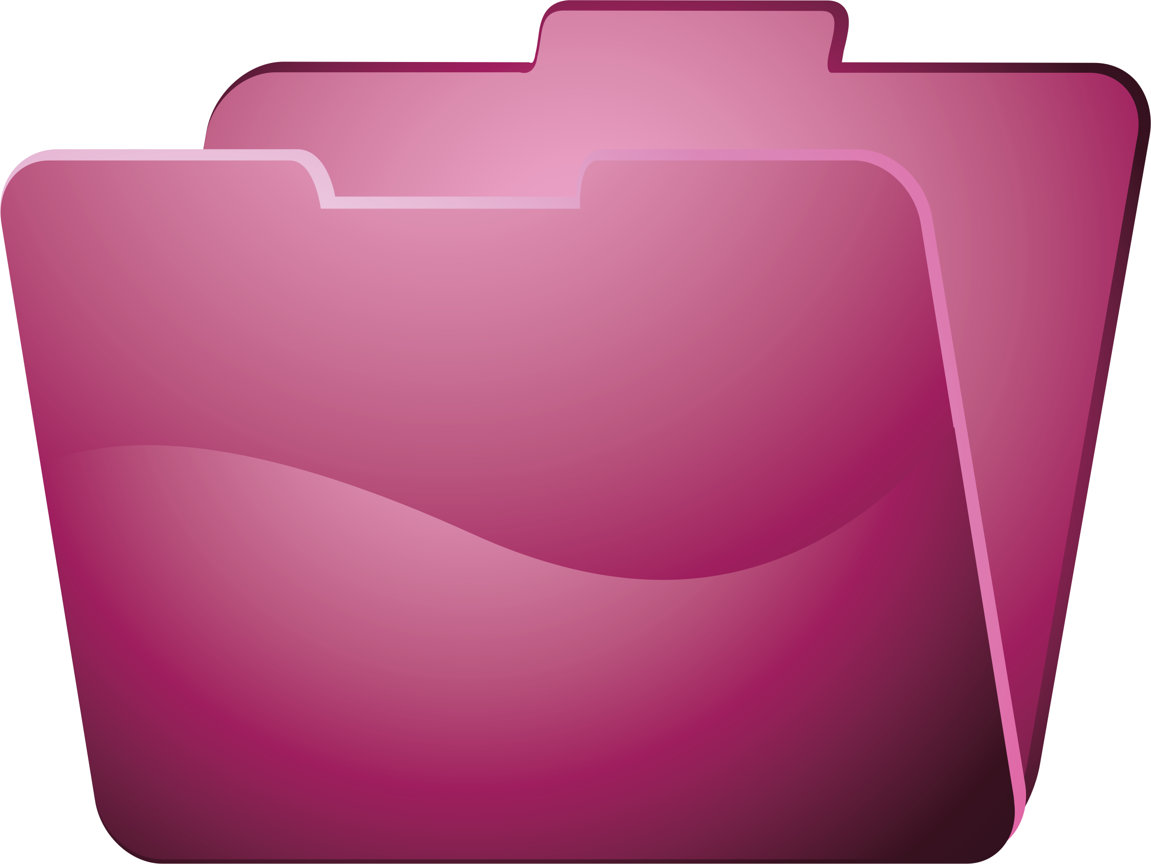 Fucsia by ilnanny icon. Folder clipart pink