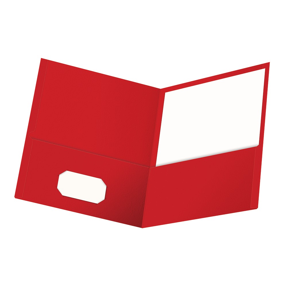 folder clipart red pocket