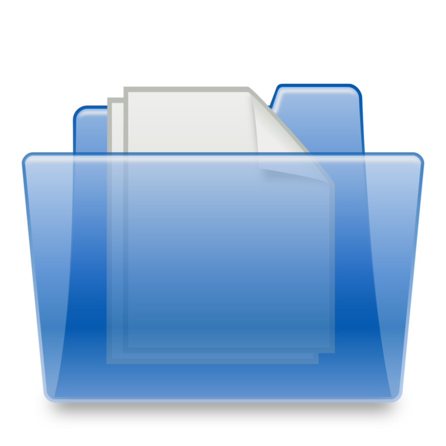 Blue directory free icons. Folder icon png