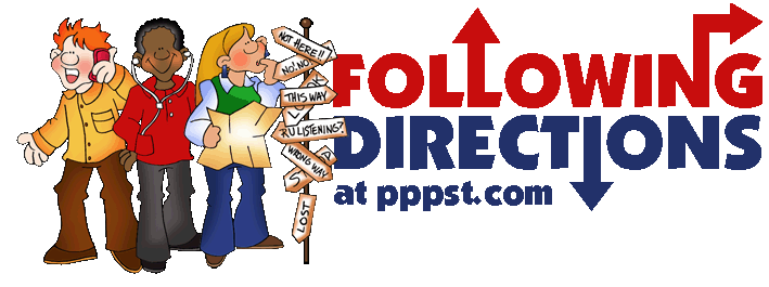 follow directions clipart