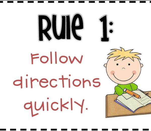follow directions clipart teacher