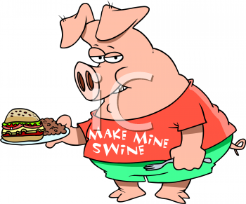 pig clipart food