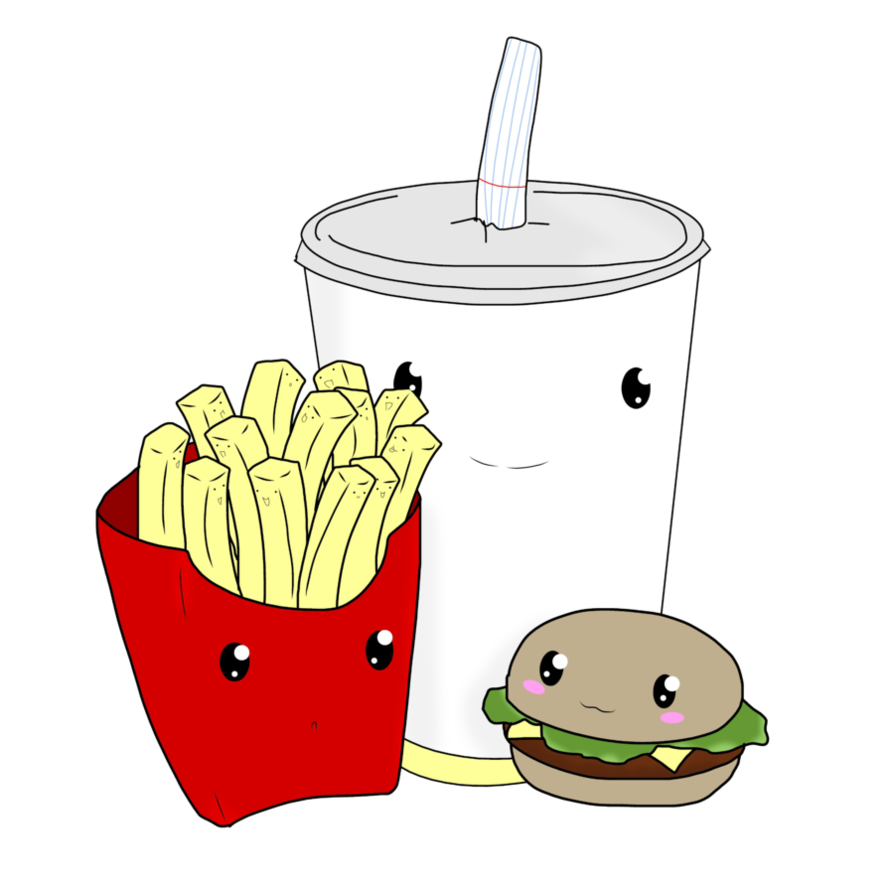 fries clipart takeaway food