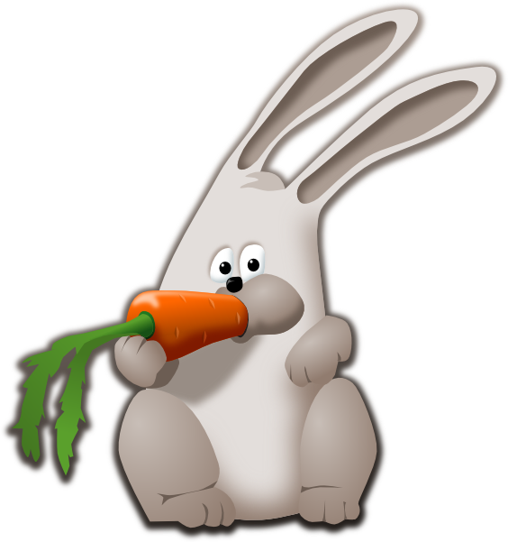 Foods clipart carrot. Bunny eating clip art