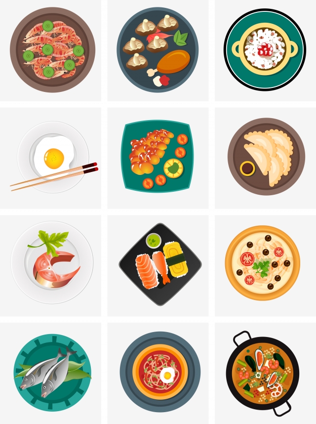foods clipart dining
