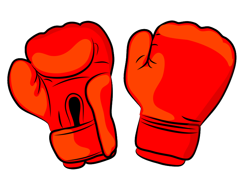 Clip art red gloves. Glove clipart boxing