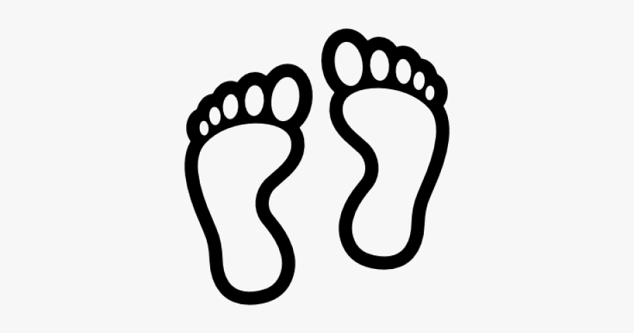 feet clipart foot outline