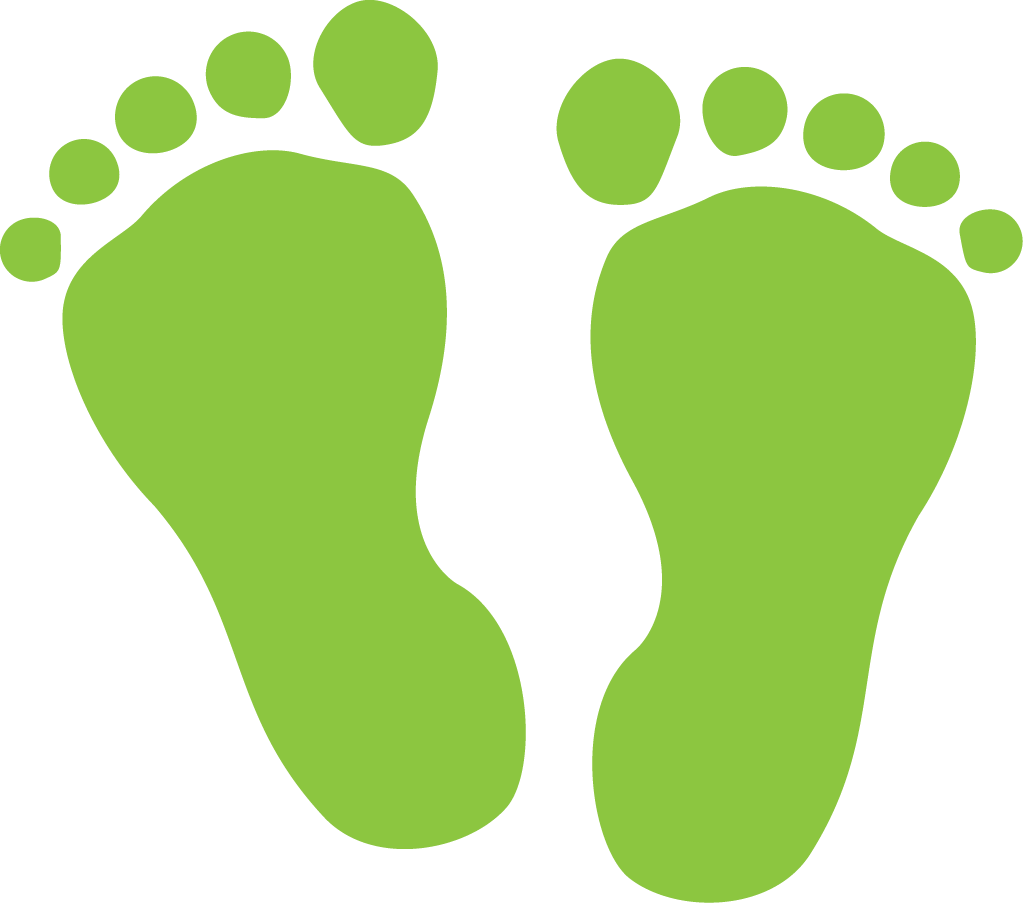 foot clipart baby's