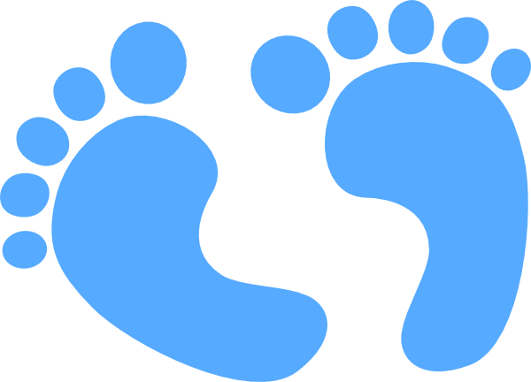 foot clipart blue foot