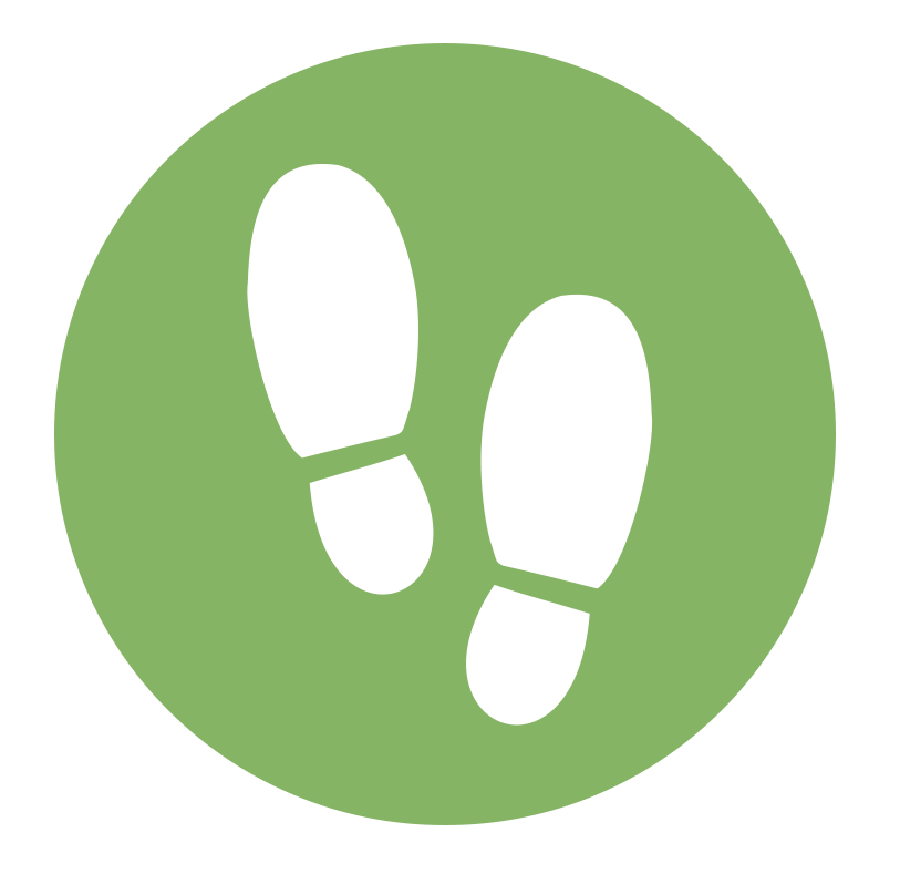 ways to reduce. Foot clipart foot step
