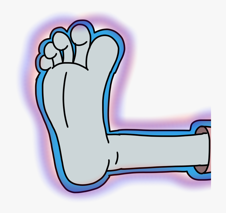 foot clipart foot up