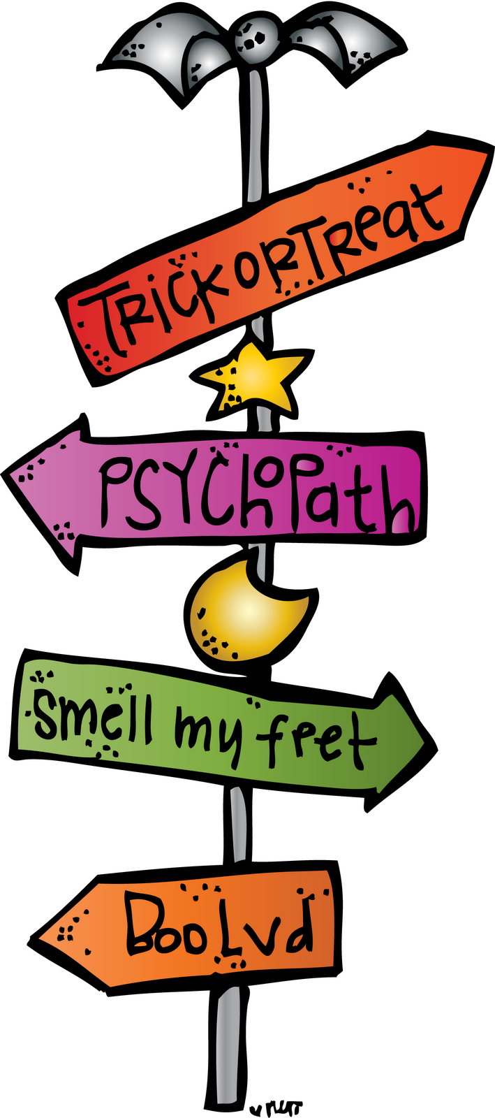 Melonheadz clipart pumpkin. Halloween sign fun for