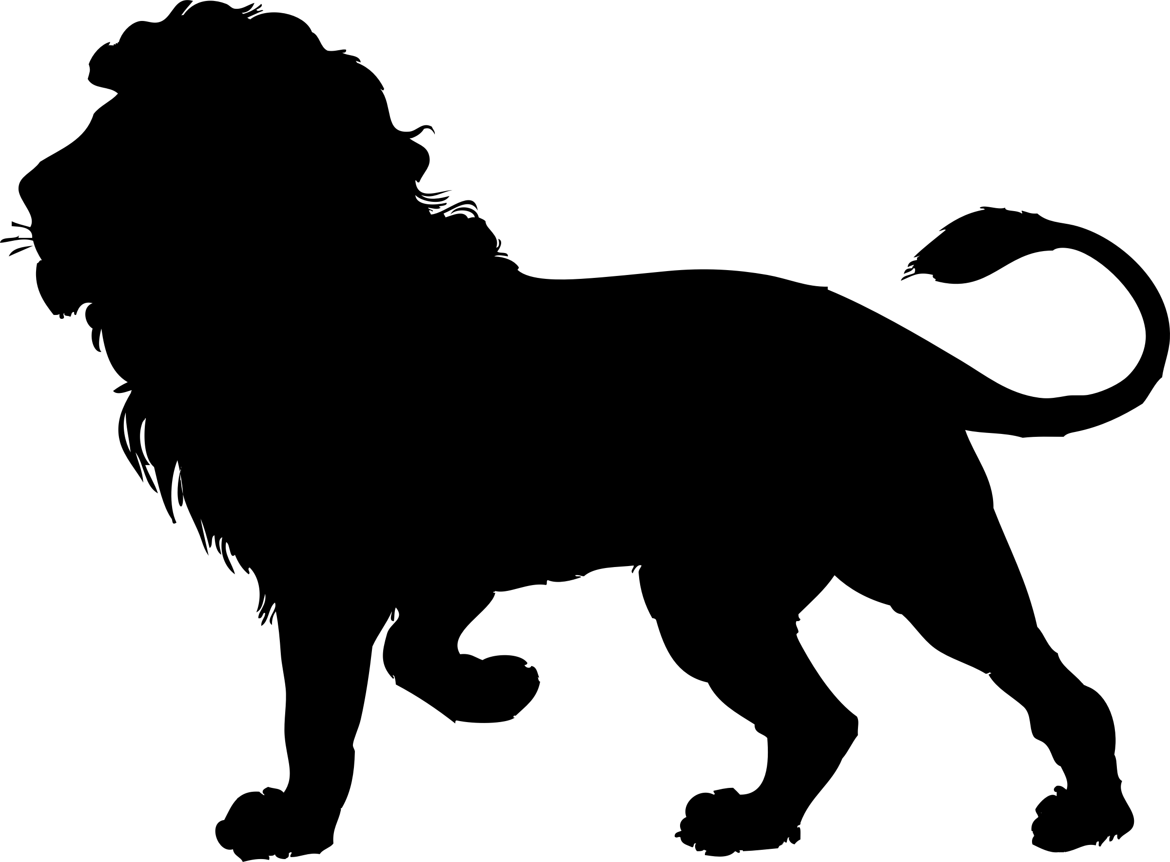 lion clipart eating