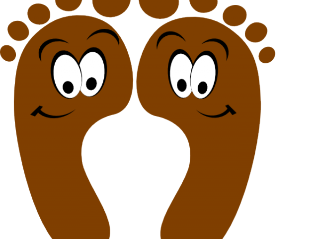 foot clipart walking