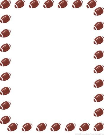 Free sports cliparts download. Football clipart frame