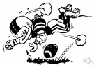 Definition of by the. Football clipart fumble