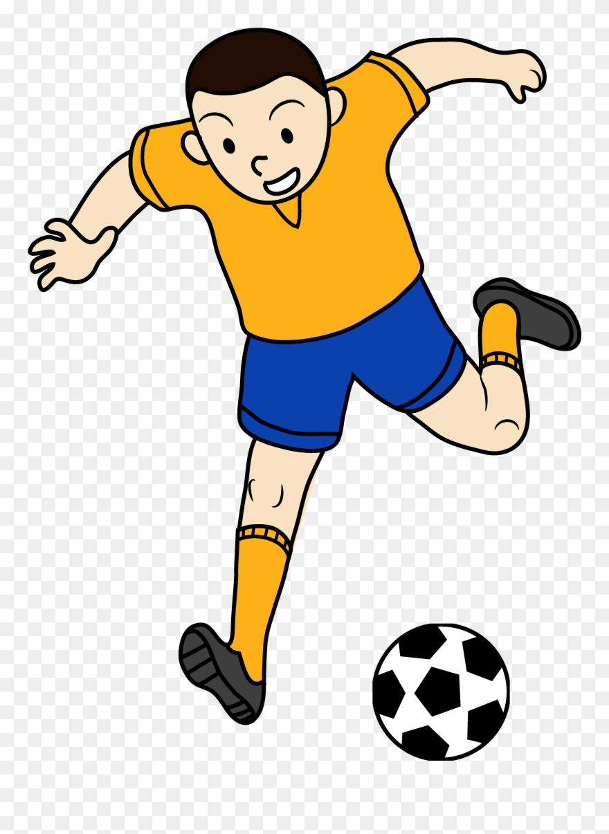 play clipart foot ball player