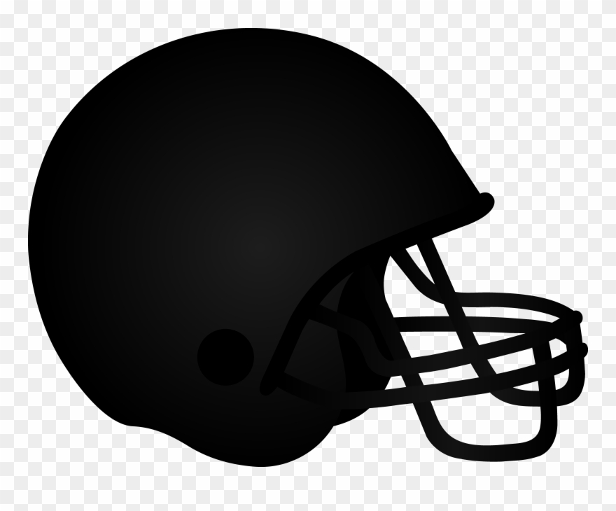 Black helmet it s. Football clipart time