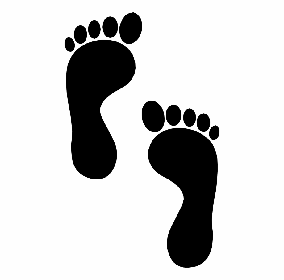 footprints clipart foot print
